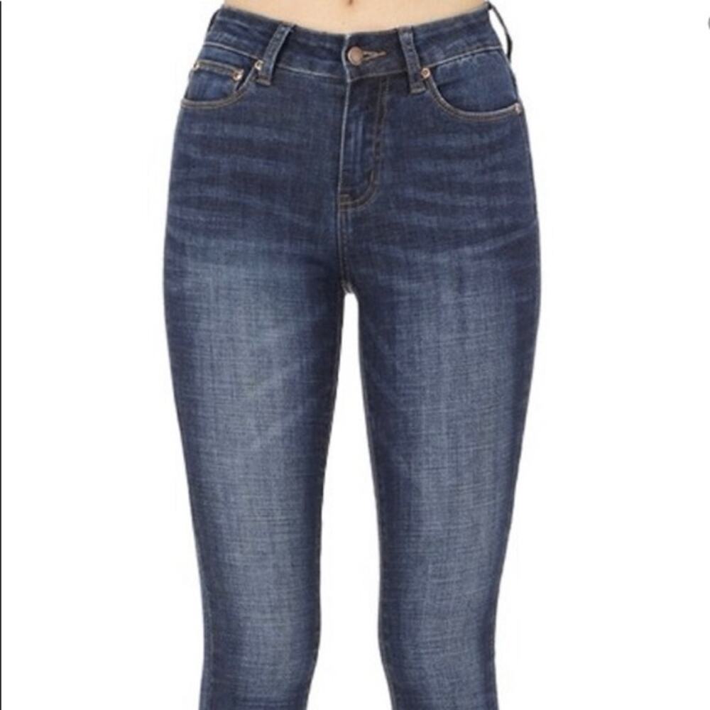 Mid Rise Dark Wash Skinny Jeans womens 28‎ normcore casual streetwear everyday